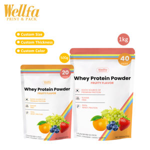 Пакеты дой-пак с индивидуальным дизайном, матовая печать, 250г, 500г, 1кг, стоячие пакеты для молока, кофе, порошка, майларовые пакеты, пакеты для сывороточного протеина - Product Image 4