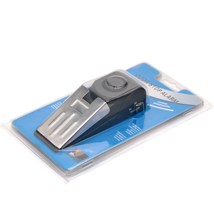 Fermaporta allarme suono sicuro ladro deterrente antifurto copertura in acciaio inossidabile Base in gomma autodifesa difesa migliore qualità - Product Image 6