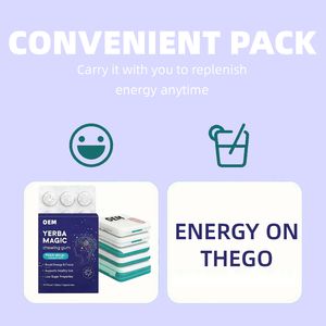 Goma de Yerba <span class=keywords><strong>Mate</strong></span> Portátil, Suplemento para Energía Rápida y Claridad Mental, Venta al Por Mayor - Product Image 6