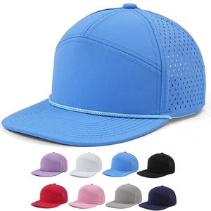 ZZB Gorra Deportiva de Béisbol Personalizada al por Mayor, Perforada con Láser, Transpirable, Impermeable, de Secado Rápido, con Borde Plano y Ventilación con Cuerda - Product Image 1