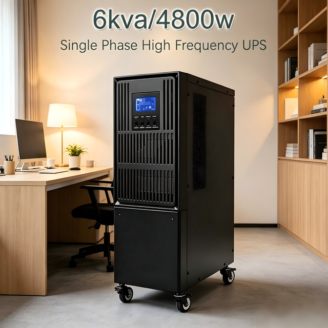 Factory-Direct 220V High-Frequency Online UPS 6kVA Enterprise Office Outage Protection & Emergency Backup