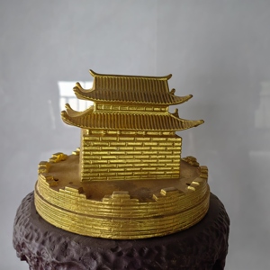 Sculpture en laiton <span class=keywords><strong>du</strong></span> mont Sumeru Terre sainte au <span class=keywords><strong>centre</strong></span> <span class=keywords><strong>du</strong></span> <span class=keywords><strong>monde</strong></span> Lieu d'habitation des divinités bouddhistes Feng Shui Taille personnalisable - Product Image 2