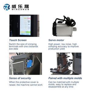 Máquina de Crimpagem de Cabo Servo WS-S04 8T com Aplicador de Terminais - Product Image 5