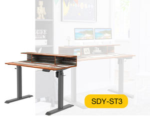 โต๊ะทำงานปรับระดับความสูงได้ด้วยระบบไฟฟ้า โครงโลหะคุณภาพสูง แบบยืน-นั่ง 2 ระดับ - Product Image 2