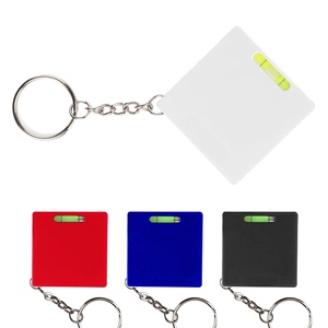 Llavero compacto de cinta métrica niveladora con cinta de regla de Metal de 1 metro de largo TM005 Llavero de cinta métrica niveladora de regalo promocional - Product Image 3