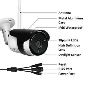 Baru 1080P Kamera Pengawas <span class=keywords><strong>Ip</strong></span> Pengawasan Kecil Luar Ruangan 2mp Kamera CCTV Penglihatan Malam - Product Image 3