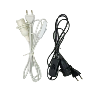 Hagood <span class=keywords><strong>E14</strong></span> trắng đầy đủ răng Đèn đầu bases1.8m dây điện cáp EU/chúng tôi cắm treo Đèn adapter với chuyển đổi dây cho Mặt dây chuyền - Product Image 3
