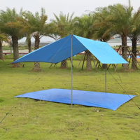 Tente de camping étanche à logo personnalisé Tente d'extérieur parasol à usages multiples Tente de plage portable de haute qualité
