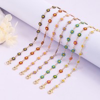 Kalung Choker Bunga Daisy Bohemian Berkualitas Tinggi Grosir, Perhiasan Manik-Manik untuk Wanita, Hadiah Perhiasan