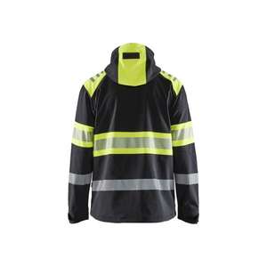 BLAKLADER - 449425139933L Veste softshell haute visibilité Noir/Jaune-EAN 7330509801147 HI-VIS WORKWEAR - Product Image 2