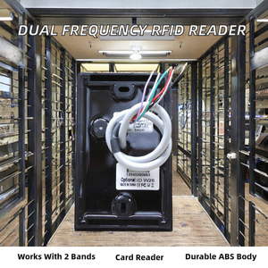 Lector de Tarjetas Inteligentes RFID para Control de Acceso con Doble Frecuencia <span class=keywords><strong>125KHz</strong></span> y 13.56MHz WG26/34 Material ABS - Product Image 2