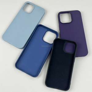 <span class=keywords><strong>Funda</strong></span> de Teléfono TPU Personalizada al por Mayor con Forro de Flocado para iPhone 17 Air 16 Pro Max, Mate, Antihuellas, Color Puro, <span class=keywords><strong>Funda</strong></span> Móvil Personalizada - Product Image 2