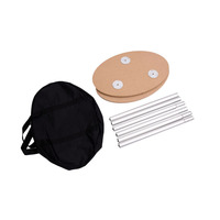Stand d'exposition pliable en tissu tendu en aluminium, comptoir de promotion de luxe, table
