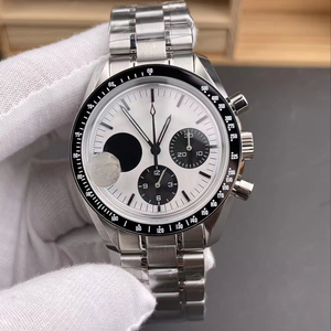 Reloj Mecánico Automático para Hombre, Cronógrafo Clásico con Caja de Acero Inoxidable y Fondo Transparente, Resistente al Agua, Gran Venta 2026 - Product Image 1