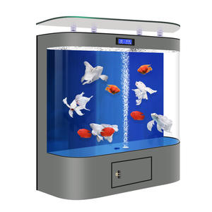 Grote Eco-Vriendelijke Vierkante Aquarium Acryl Glazen Aquarium Tafel Tegen De Muur Vloer Type Voor Woonkamer Met Bodemfilter - Product Image 5