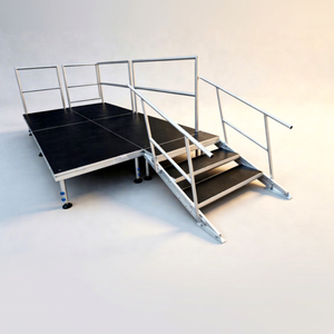บูธจัดแสดงสินค้า แท่นเวทีแบบถอดประกอบได้ ปรับระดับได้ ขาสี่ขา ขาย - Product Image 1