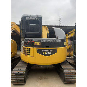 Climatiseur d'excavatrice d'occasion Cabine fermée Petite pelleteuse KOMATSU PC78 Mini pelleteuse - Product Image 1