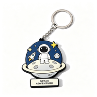 Porte-clés personnalisé 3D en PVC souple et gonflé, motif dessin animé Toy Story, marque PINSHUO, irrégulier, imperméable, léger, impression numérique