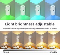 Nouvelle Arrivée - Vente en Gros Chine - Applique Murale Haut/Bas avec Détecteur de Mouvement, Rechargeable USB, Lampe Ambiante RVB à Dégradé, Décoration Murale