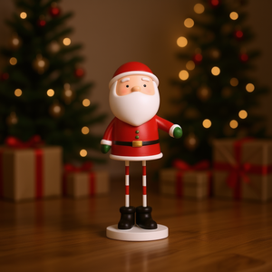 Santa Claus Resin Figurine 4-4.9in Traditional Christmas Decoration Indoor Ornament - Product Image 2