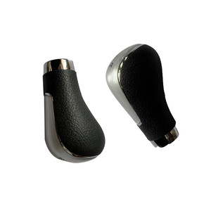 Car Gear <b>Shift</b> <b>Knob</b> Universal Aluminum Alloy Ergonomic Black Manual Automatic Transmission Replacement - Product Image 2