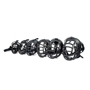 Muselière pour chien réglable, anti-morsure, anti-mastication et anti-aboiement, en silicone souple, nylon et néoprène - Product Image 4