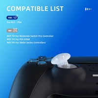 EXtremeRate - Manettes analogiques interchangeables personnalisées pour manettes PS5 PS4 - Sticks EDGE - Stick de pouce