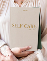 Tissu de lin personnalisé couverture rigide bord doré femmes santé mentale pleine conscience soins personnels Inspiration soins personnels Gratitude Journal Journal