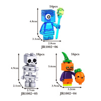 CAYI Hot Halloween jouets Mini figurines cadeau mini bloc de construction ensemble assemblage jouets éducatifs pour enfants recueillir brique Figure