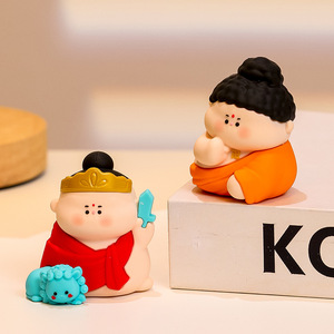 ตุ๊กตาเรซิ่นการ์ตูน รูปทรงนามธรรม ของตกแต่งโต๊ะทำงาน ของตกแต่งบ้าน ของขวัญงานศิลปะ - Product Image 2