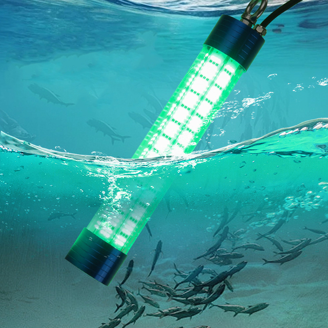 Professional Grade 150W 300W Submersible Fishing Light IP68 LED Fish Attractor Lamp for Saltwater