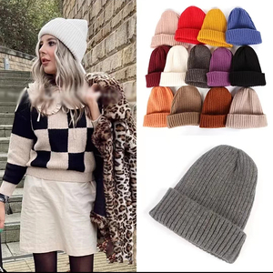 Mùa Đông Mới Dệt Kim <span class=keywords><strong>Hat</strong></span> Phụ Nữ Người Đàn Ông Rắn Hip Hop Ấm Skull <span class=keywords><strong>Cap</strong></span> Mềm Hợp Thời Trang Đan Beanie <span class=keywords><strong>Cap</strong></span> - Product Image 2