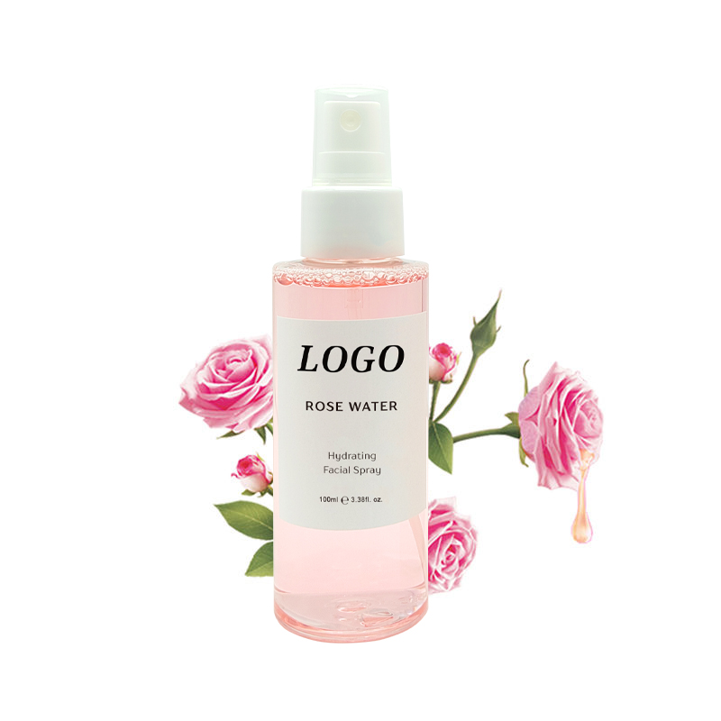 Blew Private Label Natural Moisturizing lenitivo Natural Organic Rose Water Toner Spray per pelle grassa