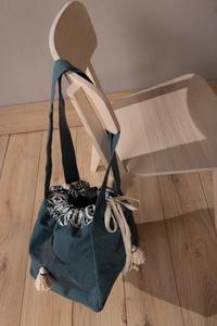 Bolsa de Mano Grande para Mujer, 100% Algodón Egipcio, Ligera y Resistente, con Asas Largas e Interior de Lona - Product Image 5