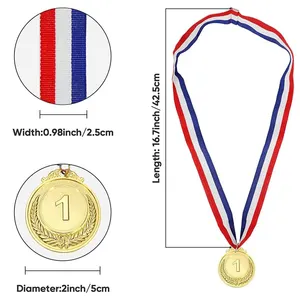 Concevez votre propre médaille de sport Conception libre Gravure personnalisée en métal Or Argent Bronze Award Sports Blank Medal