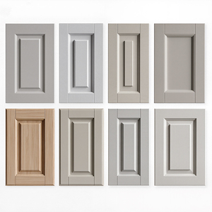 Puertas de Gabinetes de Cocina Americanas y Victorianas de Madera/PVC de VC <span class=keywords><strong>CUCINE</strong></span>, Fábrica de Foshan con 15 Años de Experiencia, Certificación ISO14001, 2 Años de Garantía - Product Image 4