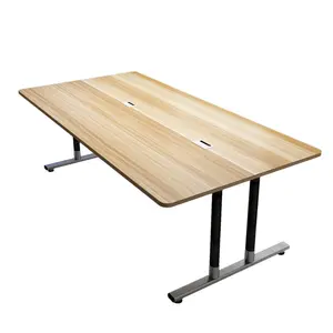 YQ JENMW Ensemble de table de papeterie de bureau en bois de simplicité moderne Table de conférence