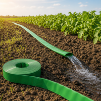 Tuyau plat en PVC haute pression Wotai 4-10 bars, renforcé, anti-UV, flexible, pour l'irrigation, diamètre 2-6 pouces