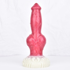 NNSX Hot Sale Weight 610g Total Length 24.5cm Animal Dog Silicone <b>Dildo</b> Adult Juguetes Sexuales Masturbator - Product Image 3