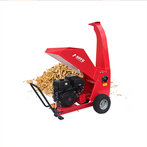 Trituradora de Madera Forestal Portátil con Arranque Eléctrico, Motor de Gasolina OHV de 4 Tiempos y 420 cc, 15 HP, Duradera, con Rodamientos - Product Image 1