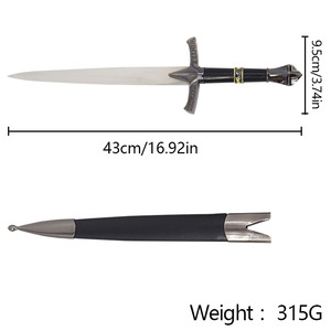 <span class=keywords><strong>Le</strong></span> <span class=keywords><strong>Seigneur</strong></span> <span class=keywords><strong>des</strong></span> <span class=keywords><strong>Anneaux</strong></span> Elf King Short Sword European Dagger Metal Model Unsharpened - Product Image 4