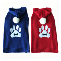 Pull de Noël mignon pour chien, tricoté rayé à col roulé, motif arbre et étoile, vêtements chauds d'hiver pour animaux de compagnie