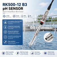Capteur de pH haute précision avec construction en verre et acier 316L 0-100 ℃   Large plage de pression 1MPa pour applications industrielles à haute température