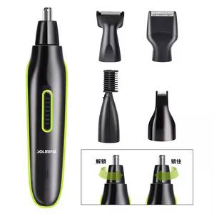 5 en 1 Portable en plastique <span class=keywords><strong>nez</strong></span> oreille tondeuse à cheveux pour hommes sourcil rasoir <span class=keywords><strong>coupe</strong></span> <span class=keywords><strong>de</strong></span> cheveux toiletteur dispositif alimenté par batterie pour un usage domestique - Product Image 3