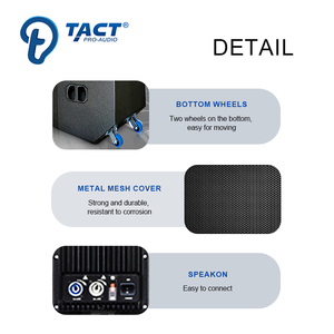 Loa chuyên nghiệp hai đường tiếng 15 inch, hoạt động độc lập, sử dụng ngoài trời, ba đường tiếng, toàn dải, có điều khiển từ xa, hệ thống âm thanh - Product Image 5