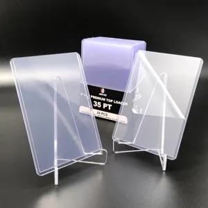 JO-ST süper temizle çizilmeye önlemek film kaplı 3x4 toploader spor kartları tutucu üst yükleyici