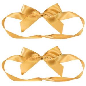 Lazo de Cinta Elástica para Decoración de Cajas de Regalo para Bodas, Eventos y Fiestas, Satén, Logotipo Personalizado, 10-15 Días, 100 Piezas/Bolsa, Venta al Por Mayor de Fábrica - Product Image 4