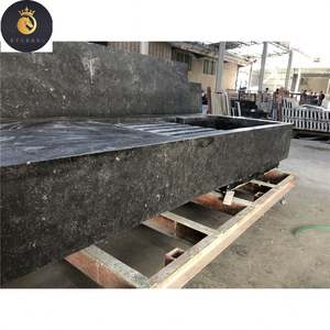 Comptoir en dalle de calcaire <span class=keywords><strong>bleu</strong></span> foncé imperméable pour la cuisine - Product Image 4