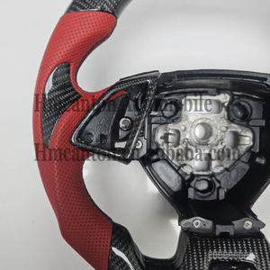 Volante Deportivo de Fibra de Carbono y Cuero Perforado para Chevrolet Camaro, Venta al Por Mayor - Product Image 3