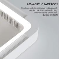 Ventilateur de plafond intelligent moderne sans pales 2026 à haut débit d'air et lumière dimmable pour usage résidentiel